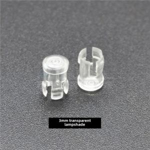 LED Lamp Holder Plastic Transparent Lamp Shade F3mm/F5mm LED Light Emitting Diode Transparent Light Cover Lamp Holder Light Cover