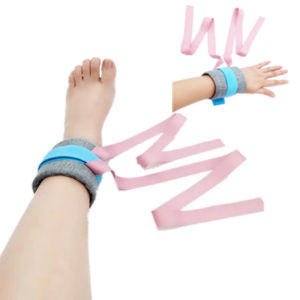 Rainqilin Thickened Sponge Restraint Belt for Dementia Elderly Patients Leg Ankle Wrist Constraint Band Fixed Belt Health Care Equipment