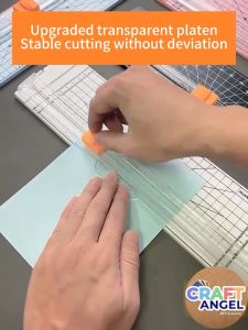 Officom Portable Paper Trimmer A4 Size with 5 Extra Blades Cutting Paper Tools for Colored Paper Art Paper Craft Tools