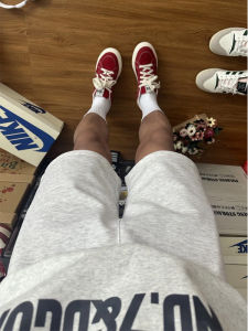 Quần Short Thể Thao Cotton Nguyên Chất Màu Xám Nặng 300g Dành Cho Nam Mùa Hè Phong Cách Đường Phố Mỹ Quần Bóng Rổ Tập Luyện