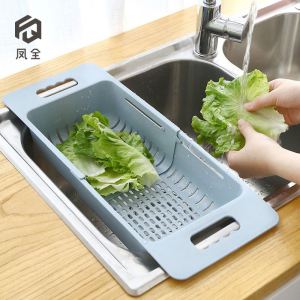 OUSHIDUN | Extendable Water Drainage Plastic Sink Basket
