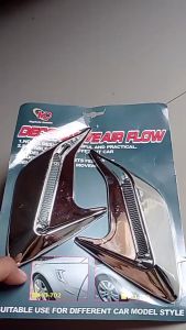 Dekorasi Variasi Insang Hiu Mobil Bus ELF Car Air flow Side Fender
