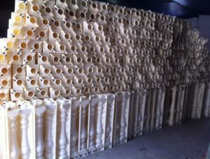 Balcony Roman column mold plastic guardrail vase railing fence villa prefabricated cement European-style building column outdoor template circle