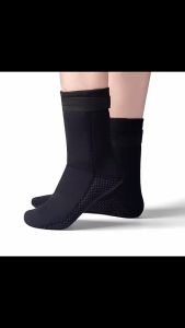 Winmax 3MM Neoprene Diving Socks Boots Swim Water Shoes Anti-slip Beach Booties Snorkeling Diving Surfing Boots for Men Women XA281Q