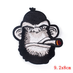 Live To Ride Patch Motorcycle Biker Embroidered Patches For Clothing Thermoadhesive Patches On Clothes Punk Skull Flame Patch