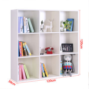 KEBIXIONG | Wooden Children Bookshelf and Toy Organizer