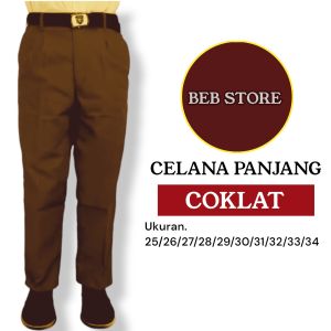 CELANA PANJANG SD COKLAT PRAMUKA/SEKOLAH DASAR