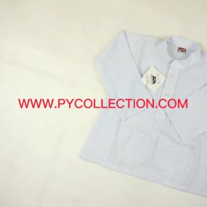 KOSHIBO School Uniform BLACK CAT TAIPING BC015 Baju Melayu Putih Sekolah Agama Kain Licin