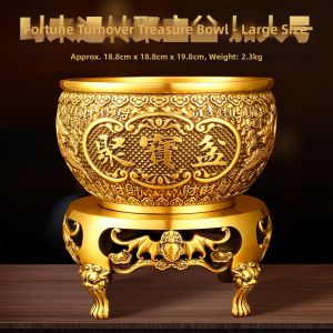 FUGUANGPUZHAO | Feng Shui Money Attraction Brass Decorative Tray