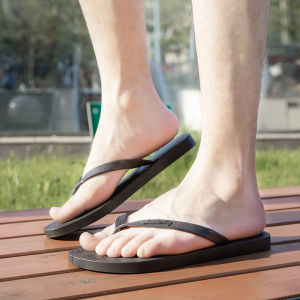 Youth Anti-Slip Summer Mens Thong Slippers Soft Bottom Fashionable Sandals Wear-Resistant Casual Thick Bottom Rubber Sole