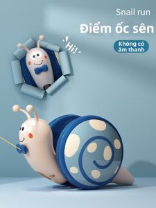 Yimi | Đồ Chơi Dây Kéo Ốc Sên Điện Di Chuyển Đèn Led Cho Bé 1-2 Tuổi