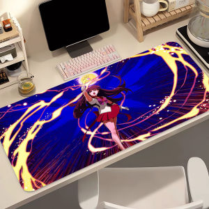 Bandai | Computer Mouse Pad Cute S-Sailor Moons Japanese Anime Desk Mat Gamer E-sports Mousepad Large Gaming Keyboard Pad Laptop Mausepad
