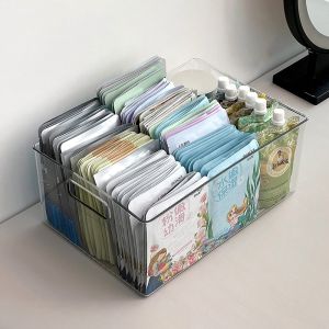 กล่องเก็บหน้ากากผิวใส Acrylic สำหรับเครื่องสำอาง ชั้นวางของในชานุ่ม จัดระเบียบได้ดี สำหรับผู้หญิง กล่องเก็บลิปสติก