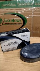 Sabun Mandi Batang Arang Aktif Activated Charcoal Alami Terbaik Herbal Tazakka