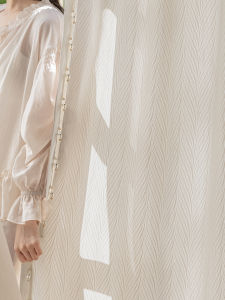 LIANHUAJI | Luxe Modern French Style Curtains Embossed Process