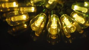 MS/20/30 LED Solar Bulb Lights: Outdoor Waterproof Patio Hanging Decor Christmas Fairy Light