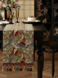 Nabis | Coconut Grove Deer Table Runner Light Luxury and Simplicity Long Style for Teacoffee Tables