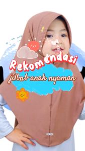 Hijab Hamidah Anak Label Akrilik Premium By Lubsi Fashion