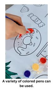 YY. (40cm x 1000cm) Kids Drawing Roll / Filling Paper/Graffiti Scroll Coloring Paper Roll for Kids DIY Painting Educational Toys