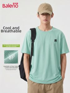 BALENO | Moisture Wicking Thin Cool Sense Elastic Mens T-Shirt
