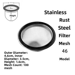 High-End Stainless Steel Tea Pot with Built-In Glass Filter Net Tea Strainer Tea Waste Filter White Inner Vessel Tea Accessories