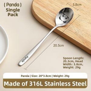 CHUANGSHUNFU | 316 Stainless Steel High-end Personal Tableware Spoon