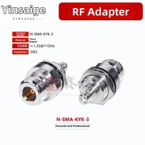 Waterproof Panel Mount Connector N to SMA Female