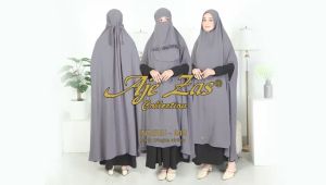 Hijab Syari Jumbo Kode INDIRIN Non Pet Bahan Kringkel Premium By Ory AjeZas Collection