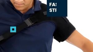 Penyangga Bahu Terapi Cedera Deker Pelindung Back Shoulder