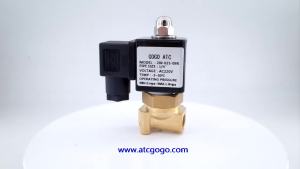 2 Way NO 2W025-08K/06K Copper Coil Water Solenoid Valve G1/8 1/4 110V 220V AC 12V 24V DC Normally Open Brass Valve