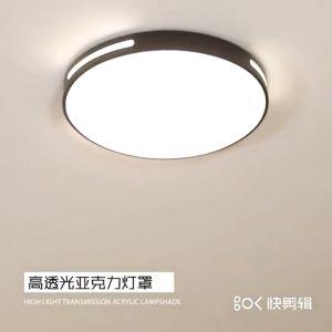 GEJIESE Tricolor Ceiling Lights With Remote Control Modern Design Living Room lamp bedroom Lights Ultra-thin Ceiling Lamp for Dining With 3 Years Warranty