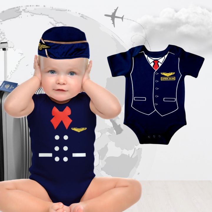 Baby Onesies PH Stewardess Career Baby Onesie 0-12 months Newborn