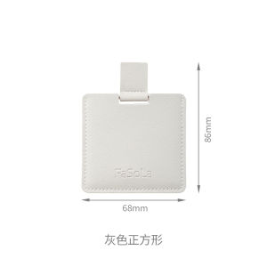 FaSoLa Portable Makeup Mirror High Definition Stainless Steel Folding Womens Compact Desktop Cosmetic Mirror for Dormitory