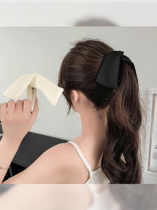 Elegant Rabbit Ear Banana Clip High Ponytail Hair Accessories Womens Fashion Butterfly Knot Hairpins Hairband Headwear