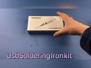 GARNIM หัวแร้งพลังสูง5โวลต์8วัตต์พร้อมที่ชาร์จ USB ชูดหัวแร้ง บัดกรีก ชาร์จแบบไร้สายหัวแร้ง