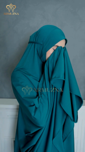 Armuzna - Mukena Jersey Premium Jumbo Ameera Series Bonus Pouch