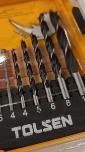 Tolsen 16pcs Drill Bit SetWall Wood and Steel Drill 75628 (2mm to 10mm)