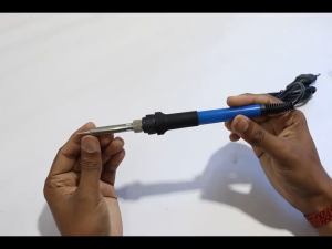 60W Adjustable Temperature Electric Soldering Iron 220V Welding Solder Rework Station Heat Pencil Repair Tool+5 Replacement Soldering Tips Set