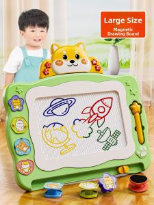 BABYSHOME | Large Magnetic Drawing Board Erasable Childrens Writing and Doodle Board