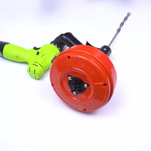 เครื่องปรุงงูเหล็กทะลวงท่อตัน 10เมตร ใช้กับสว่านมือไฟฟ้า ลดการศูนย์เสียแรง ออกแบบสวยงาน ทนทาน ง่ายต่อการจัดเก็บ