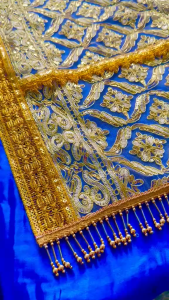 ผ้าห่มพระพุทธรูป สไบแบบปักเลื่อม ดาวประกาย (มีหลายขนาด) แบบสวย