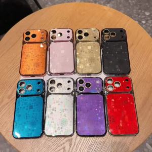 Electroplated Large Window Lucky Character Case for iPhone 17 16 15 14 Plus 13 Pro Max Camera Protection Shockproof Matte Cover