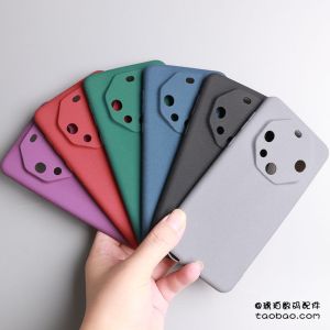 Huawei Mate60RS Master Edition Phone Case Silicone Frosted Anti-Fingerprint Protective Cover with Particle Texture Full Protection round Edge