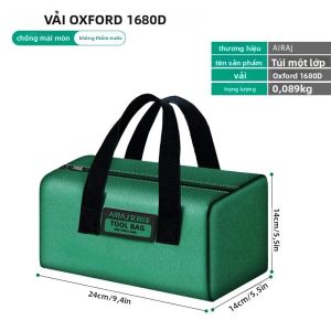 Airaj thợ điện Công cụ Túi đa năng mạnh mẽ và bền oxford dày lưu trữ Chế biến gỗ xách tay cầm tay túi