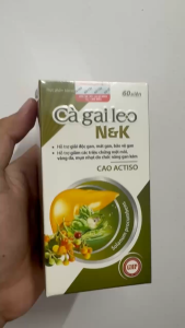 Viên bổ gan Cà Gai Leo  Xạ đen cà gai leo diệp hạ châu linh chi giải độc gan hiệu quả