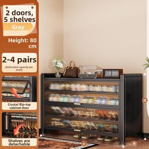 Dustproof Large Capacity Shoe Cabinet Steel