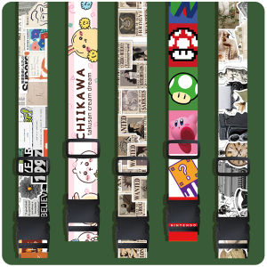 Anti-Explosion Luggage Strap Travel Bag Packing Rope Cross Or Straight Fixed Cute Cartoon Luggage Tie for Check-In Baggage