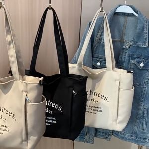 SL Tas Selempang Bahu Wanita Import Korean Fashion Bahan Kanvas Kekinian W05