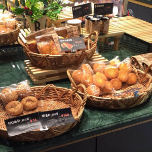 Handwoven Basket Bread Basket European Style round Basket Dim Sum Basket Fruit Basket Tray Display Basket Country Style