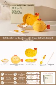 MODERN SWEETHOME | One-Piece Serving Tableware Set Glazed Cute